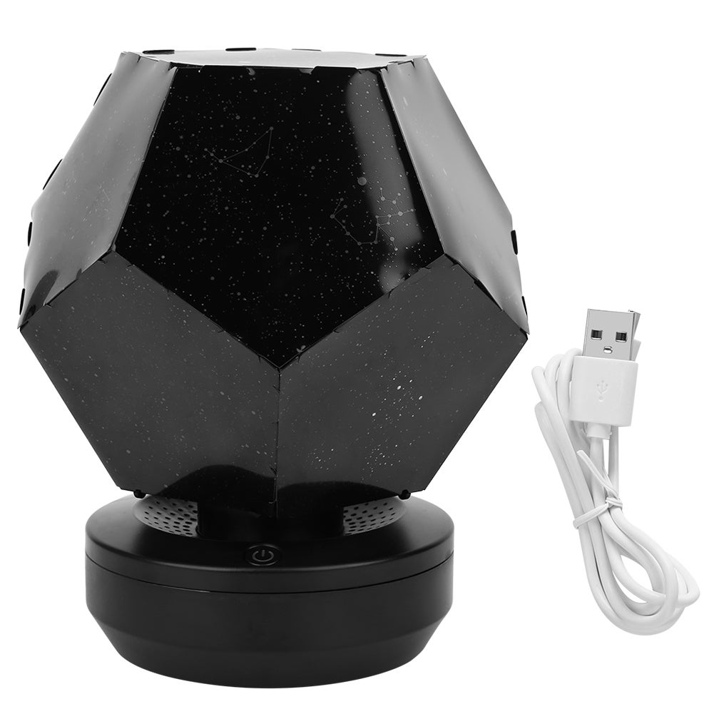 Innovadora lámpara de proyección con efecto estrella, alimentada por usb, ideal para la decoración del hogar