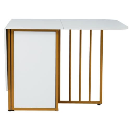 Table D'imprimante Roulante Multifonction - Dimensions L60 X H74 X P40 Cm - 6 étagères, Charge 65 Kg - Finition Chêne