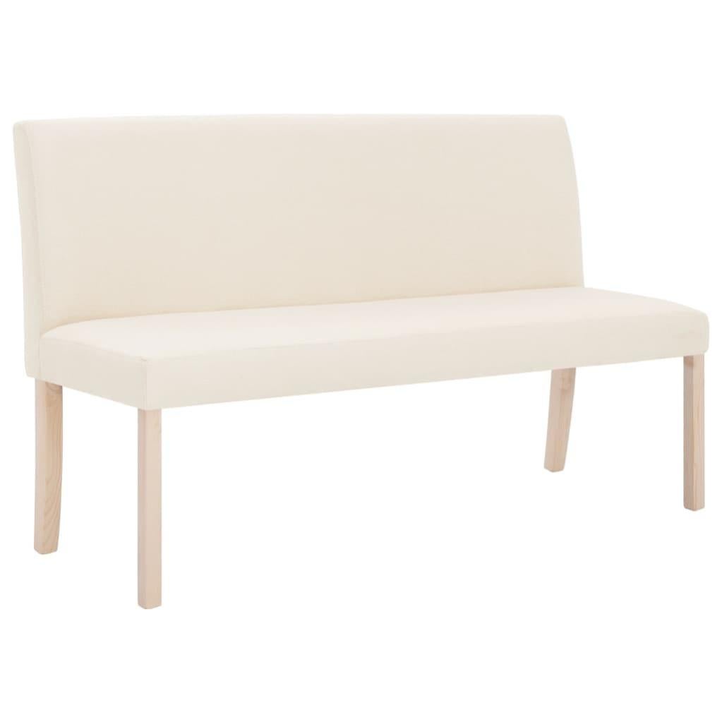 Banc D'entrée 139,5 Cm Gris Clair - Cadre En Pin Massif, Coussin En Polyester, Facile à Assembler