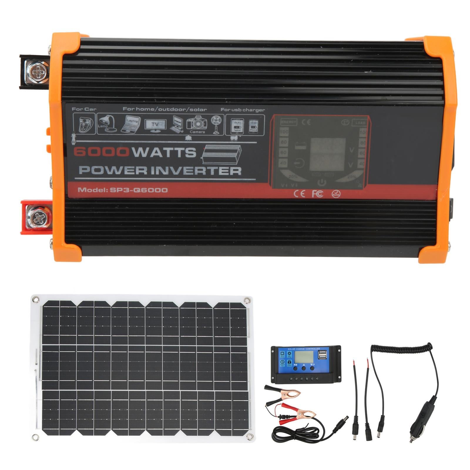 Kit panel solar - inversor solar 500w - controlador solar 30a | Leroy ...