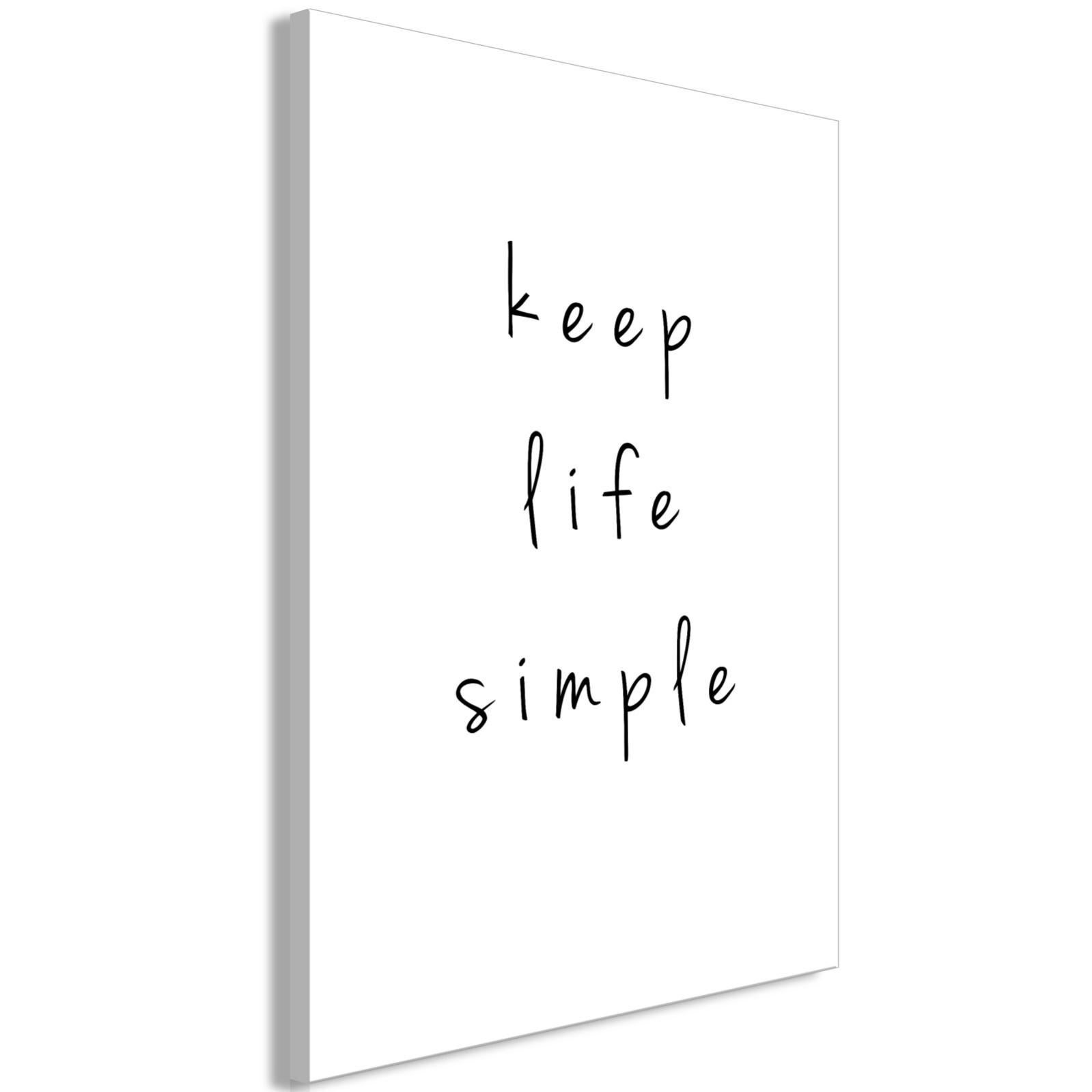 Tableau Keep Life Simple Partie 1 20 X 30 Cm Leroy Merlin tableau-keep-life-simple-partie-1-20-x-30-cm-leroy-merlin