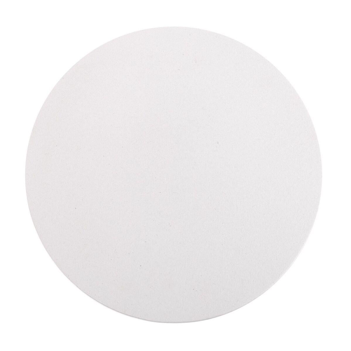 Table Nadia Blanc Verre 80 x 80 x 4 cm | Leroy Merlin