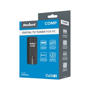 Receptor TDT HD Klack RICD1218 Sintonizador DVB-T2, USB, HDMI,  EUROCONECTOR, LAN