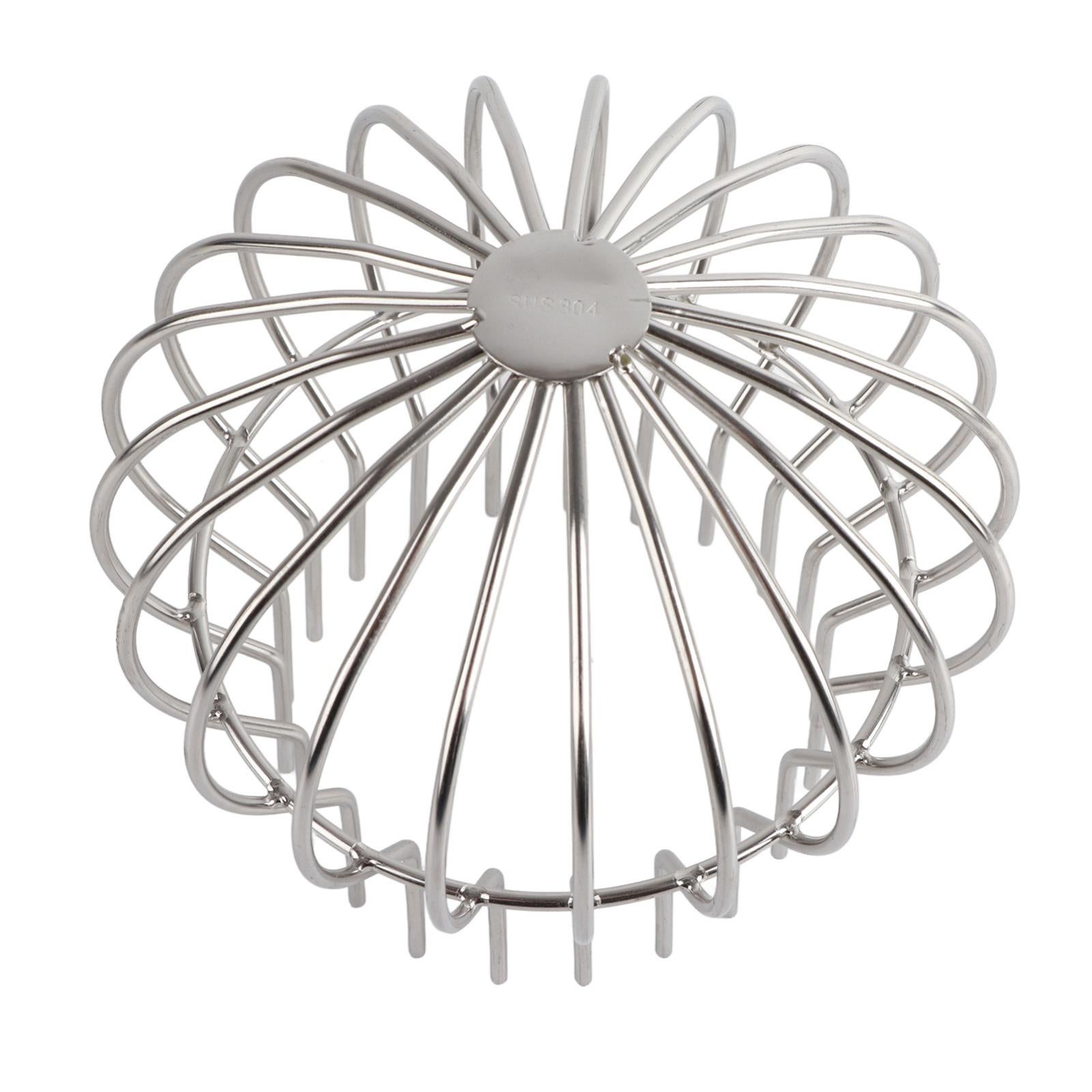 Grille De Drain Extérieur En Acier Inoxydable – Couvercle Rond Pour Balcon, Jardin, Toit, Tuyau D’Évacuation (Diamètre 160 Mm) - 2
