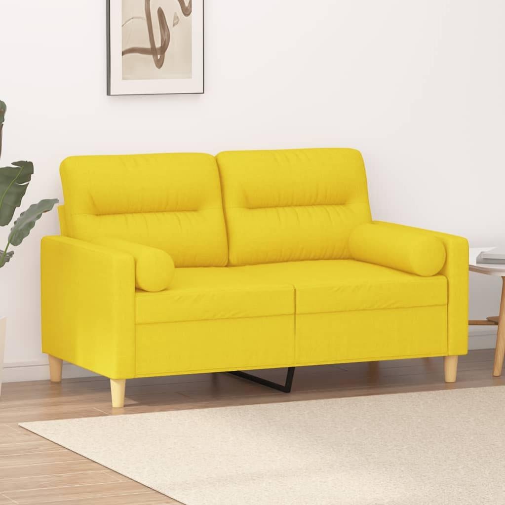 Canapé D'angle Jaune Maisons Du Monde – 225x160cm, Avec Repose-pieds Gigogne (occasion)