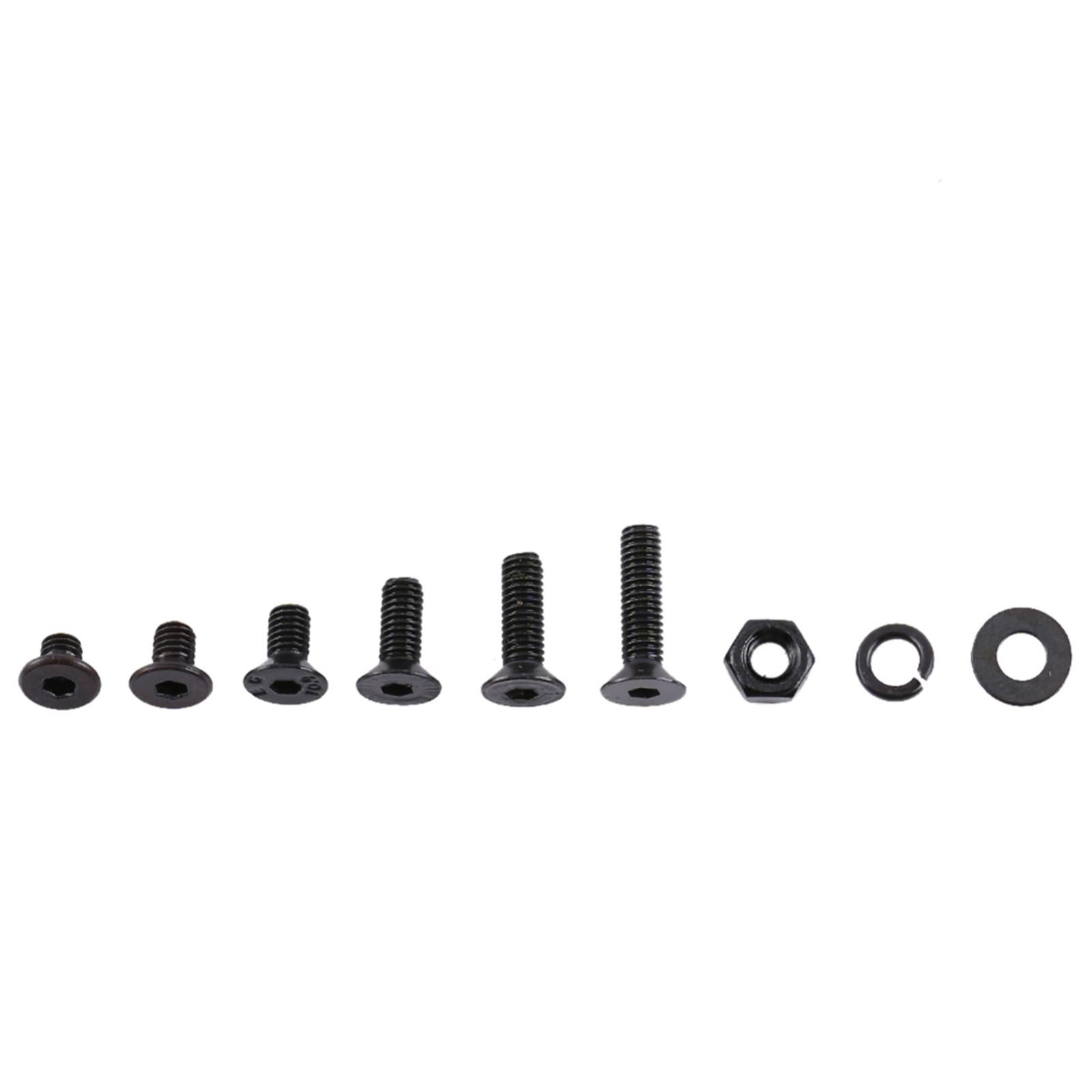 20 Tornillos De Cabeza Hueca Hexagonal M3 - 45mm Y 50mm, Aleación De Acero Negro, Para Bricolaje