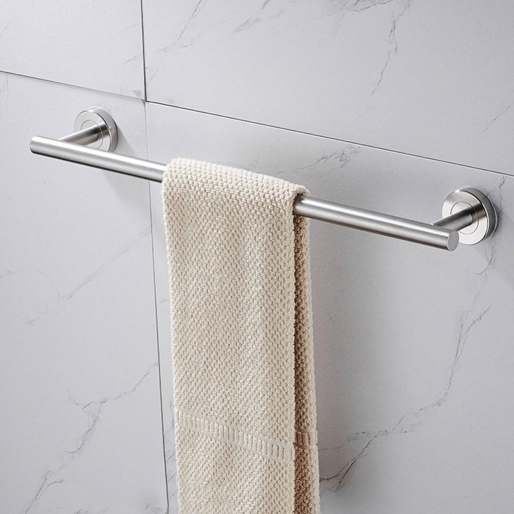 Porta Asciugamani Adesivo Per Bagno | Acciaio Inox 304 Senza Fori | 23 Cm | Forte Adesivo Per Piastrelle - Foto 4