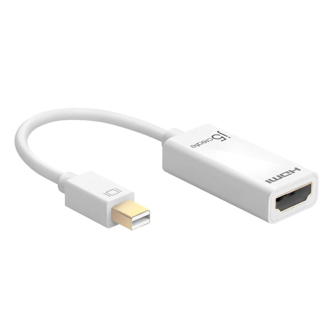 J5create Adaptador mini DisplayPort a 4K HDMI (miniDP m - 4K HDMI f ...