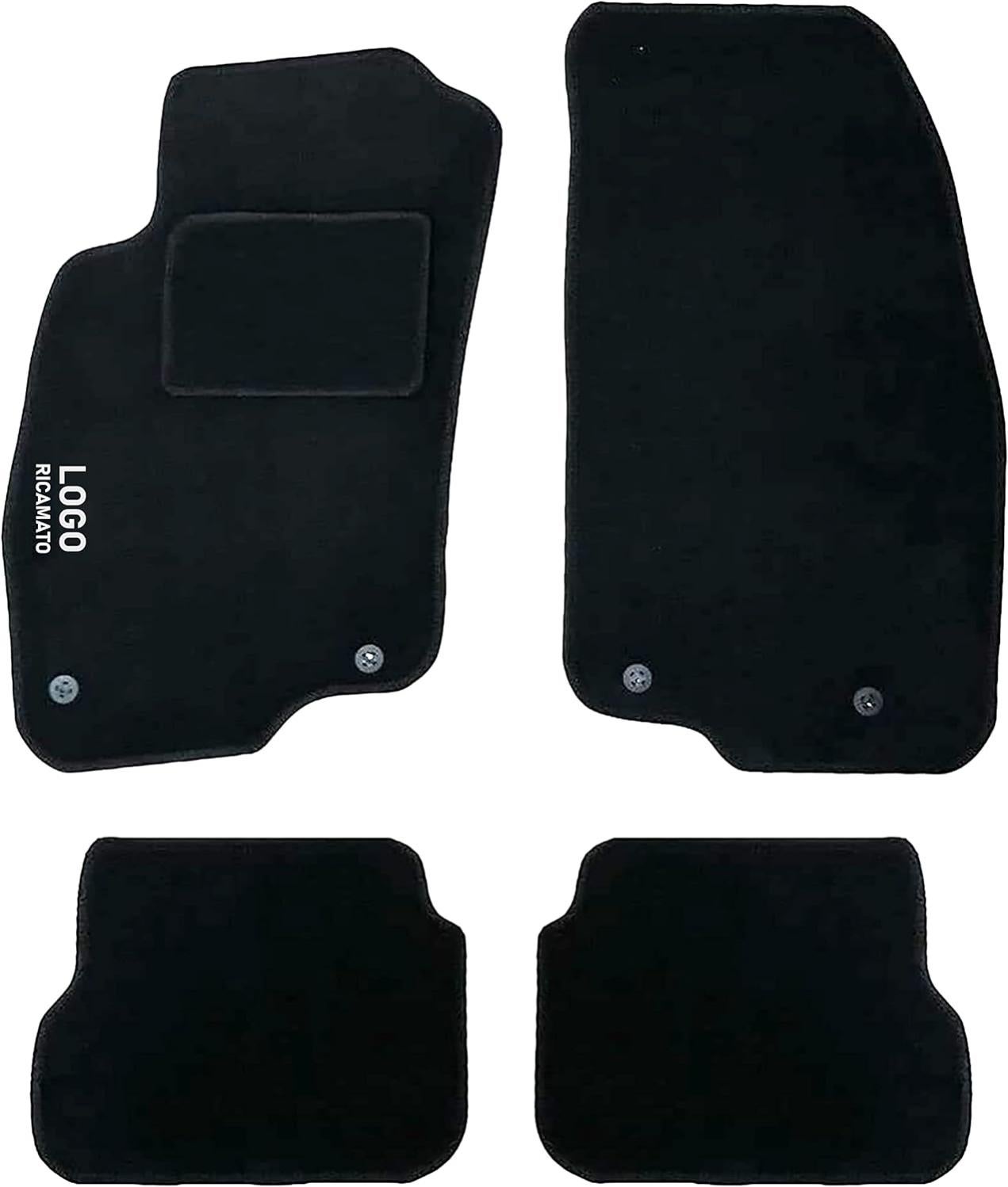 Tappetini Auto Per Smart 1 Serie - Moquette Nera Con Battitacco - Modello W450 Sagomato - Foto 4