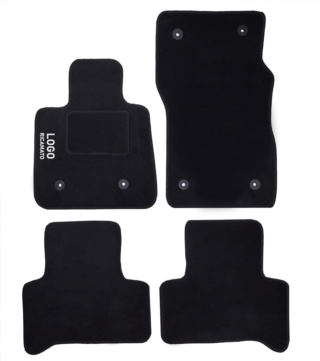 Kit Tappetini Auto Per Alfa Romeo Stelvio Dal 2016 - Moquette E Gomma, Made In Italy, Personalizzabile
