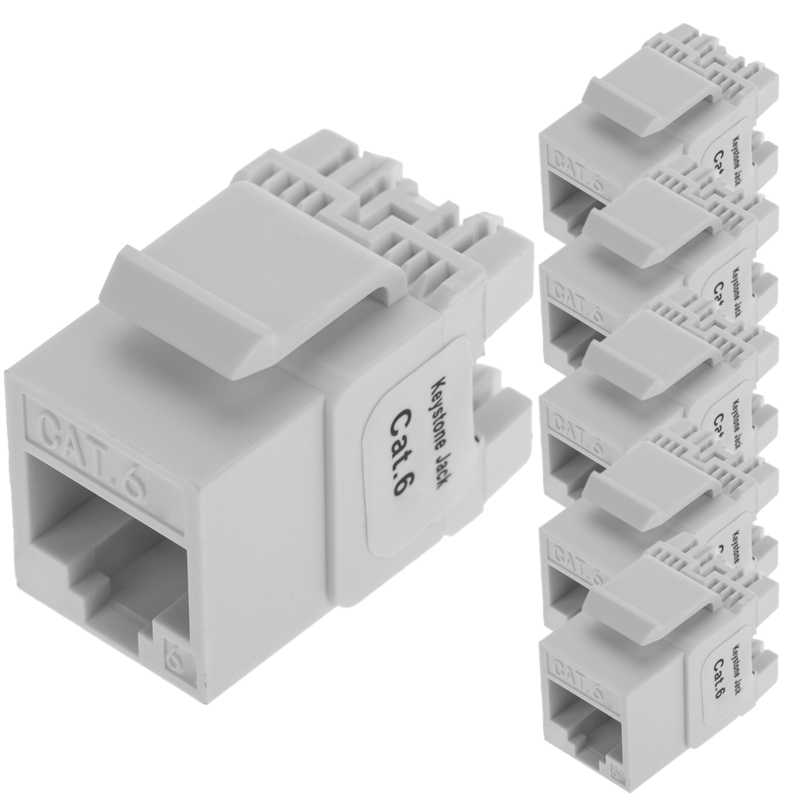 Keystone Rj45 Femelle Tb110 Cat 6 Utp Pack De 6 Unités Leroy Merlin