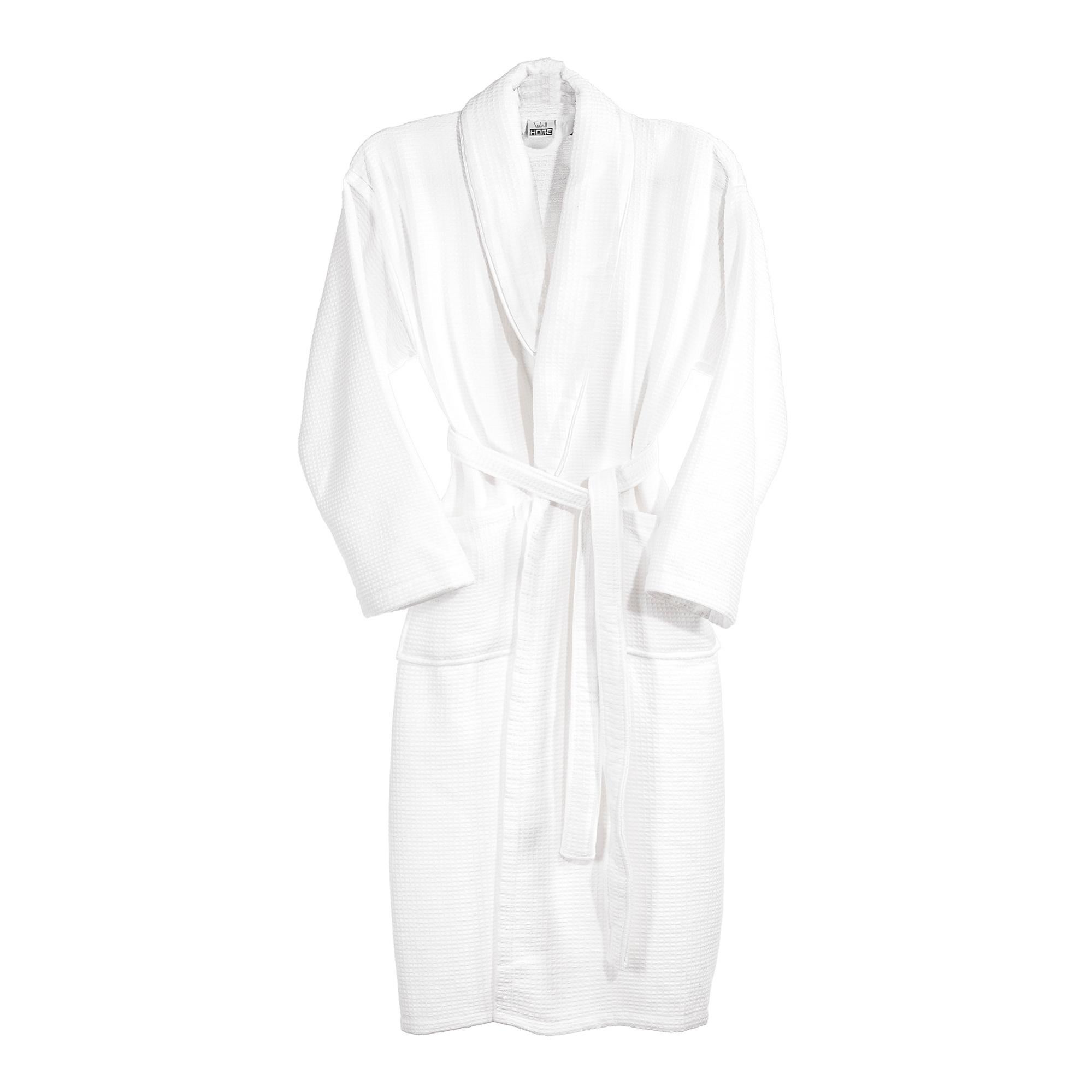 MAYRA Accappatoio Unisex 100% Cotone Nido D'Ape 270g/mq - Personalizzabile Con Nome Ricamato (Fino A 10cm), Basic Disponibile - 3