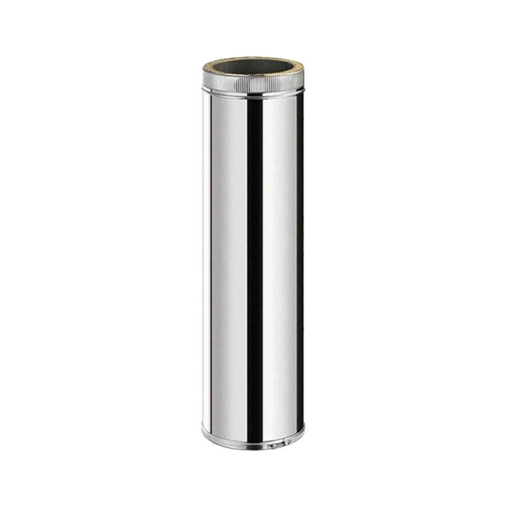 TDPI1000 Conduit double paroi isolé longueur 100 cm Inox Ø80 à l
