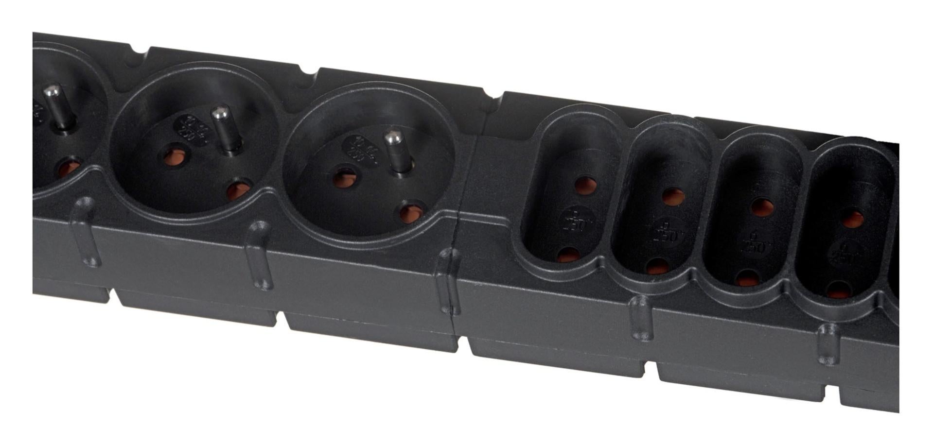 Enrouleur De Câble Extérieur 25 M Avec 4 Prises - IP44, Interrupteur Thermique, Support Métallique - Pour Jardin, Bricolage, Chantier