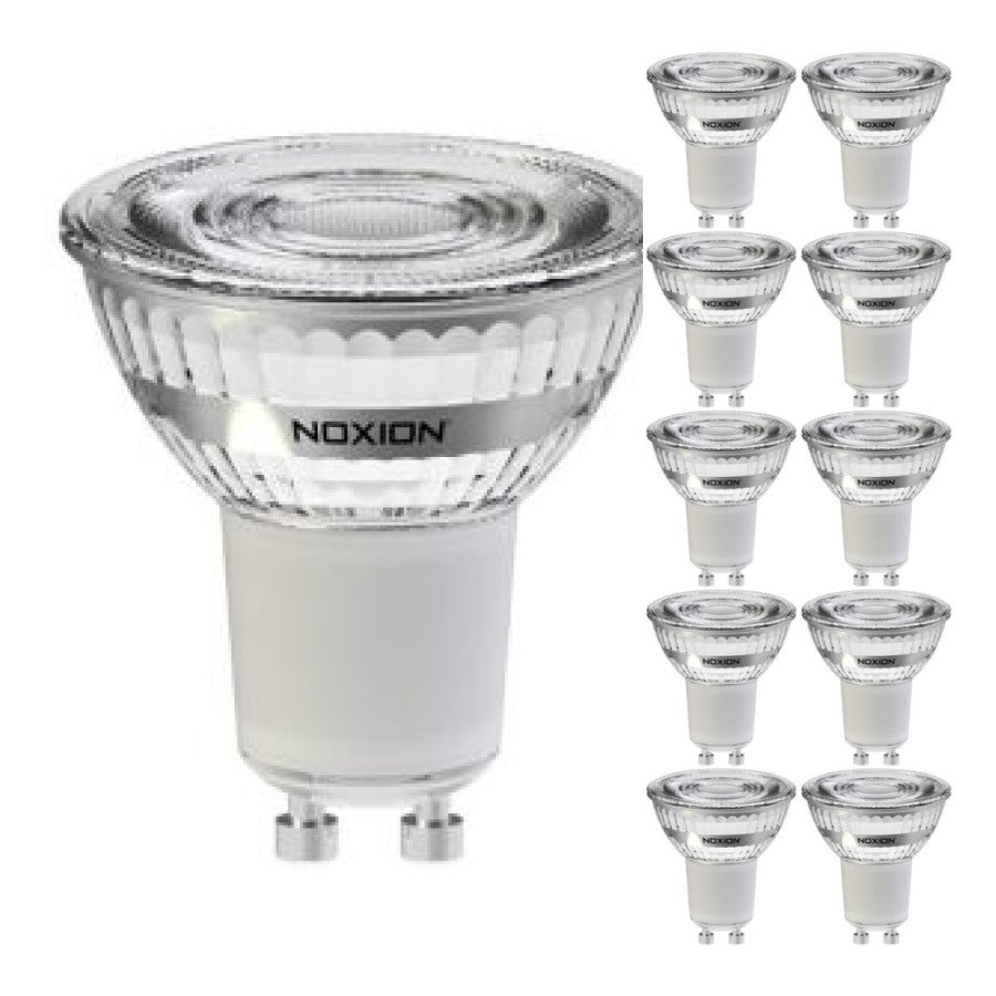 Lot 10x Noxion Spot Led Gu10 Par16 2 4w 230lm 36d 830 Blanc Chaud