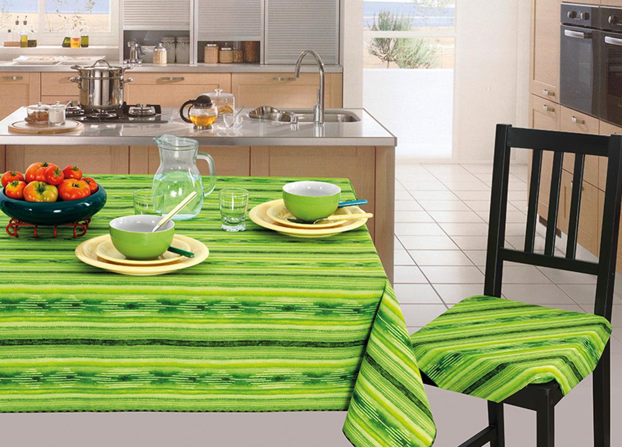 Biancheriaweb Tovaglia Plastificata Panama 100% Cotone Made In Italy - 140x140 Cm, Colore Naturale - 5
