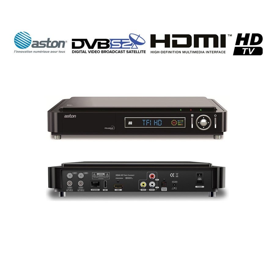 Décodeur satellite Double Tuner Fransat Connect ASTON XENA TWIN HD ...