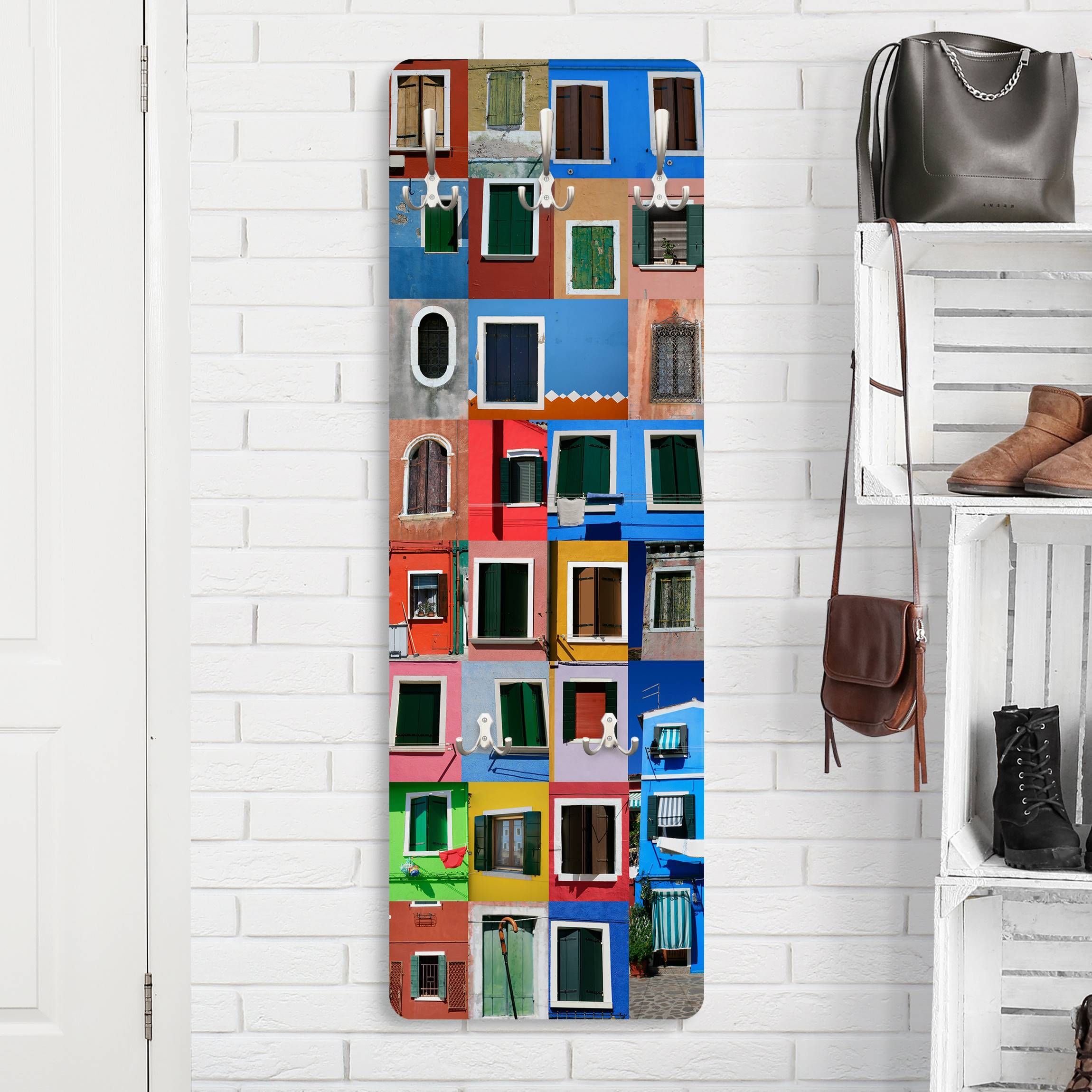 Perchero madera pared leroy merlin sale