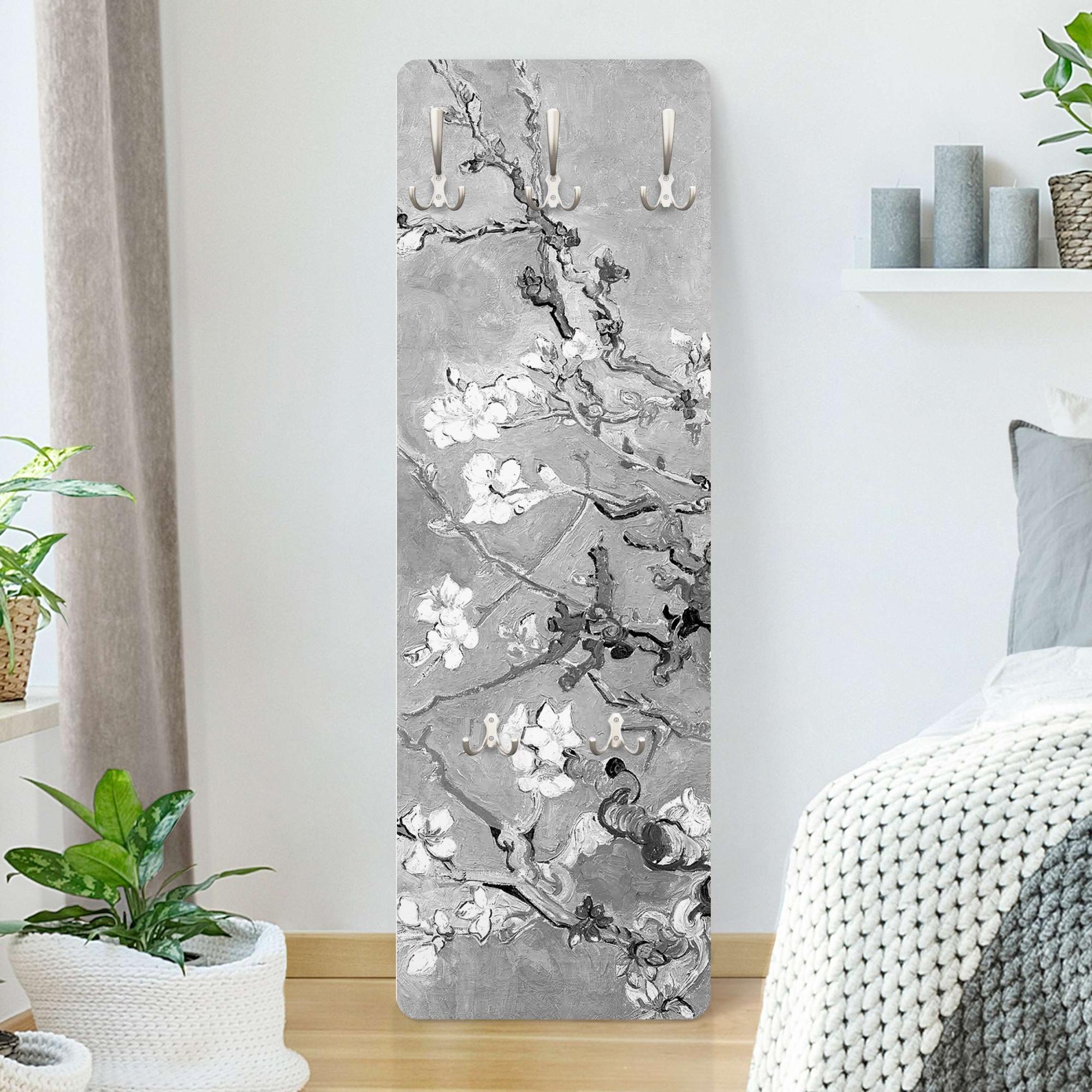 Zerbino 70x50 Cm Con Ramo Di Mandorlo In Fiore Di Van Gogh – Resistente, Antiscivolo E Lavabile In Lavatrice - 4