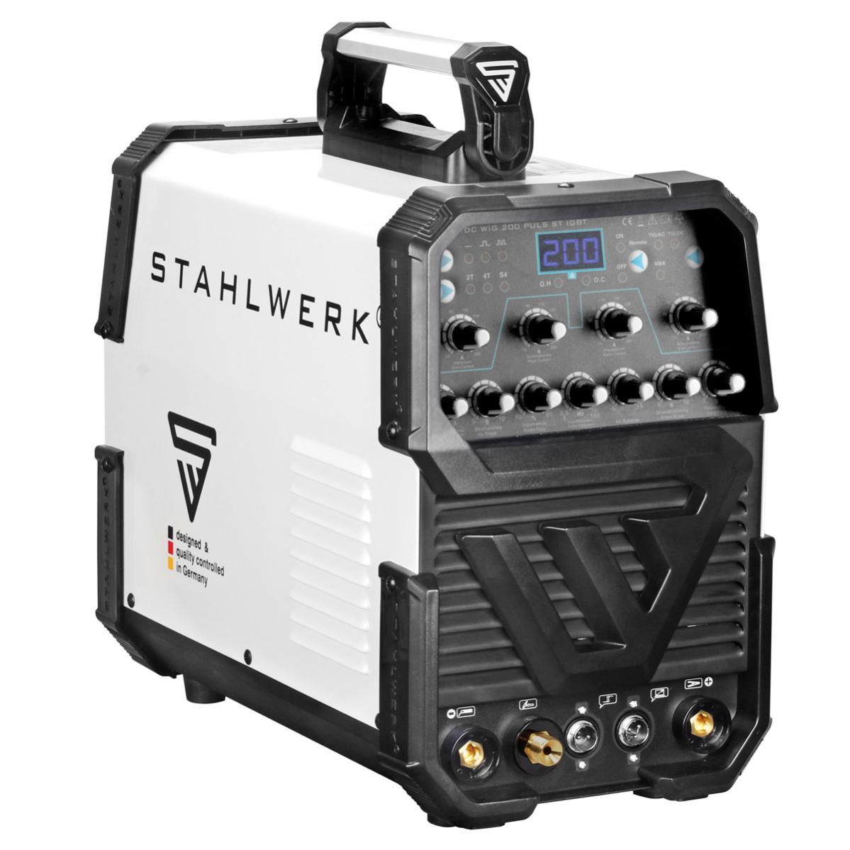 STAHLWERK Poste de soudage AC/DC TIG 200 Puls ST IGBT équipement ...