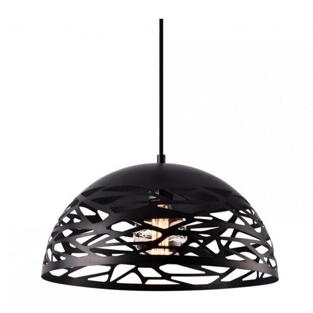 Lampadario A Sospensione E27 Ferro Paralume Moderno Contemporaneo Campana Bianco 33313 - Foto 6