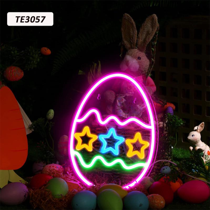 Œufs De Pâques Lumineux LED En Verre - Décoration Printemps Et Lampe De Table