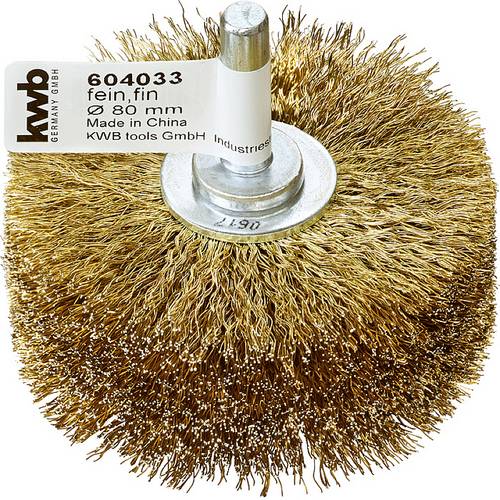 Kwb Brosse Structure En Bois Fil Dacier Hss Ondul Avec Laiton Pour