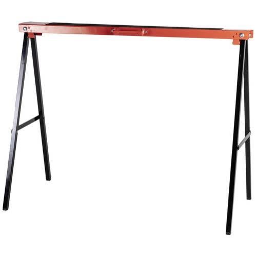 Chevalet Sciage Gardebruk 150kg - Porte-Bûches Pliable Métal Zingué - Support Tronçonneuse Stable - 83x81x88cm - 7kg