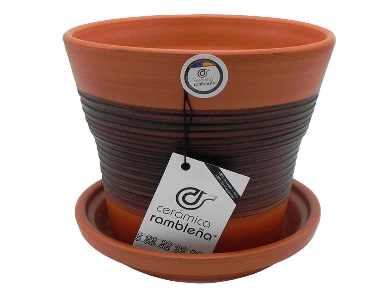 CERÁMIQUE RAMBLEÑA | Pot de fleur xxl | pot de fleur interieur | Pot de