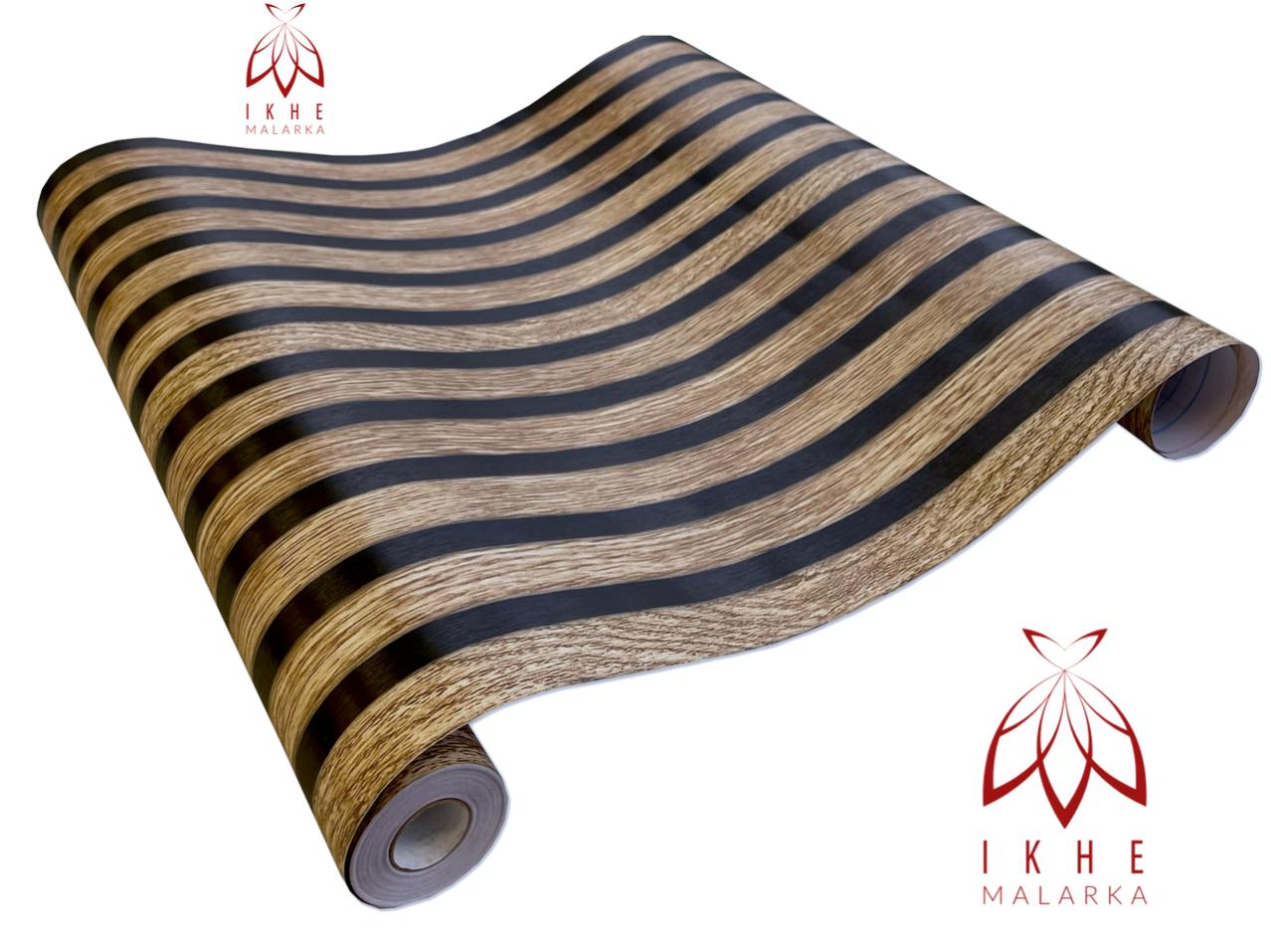 Papel para pared autoadhivo de PVC, con película decorativa en color