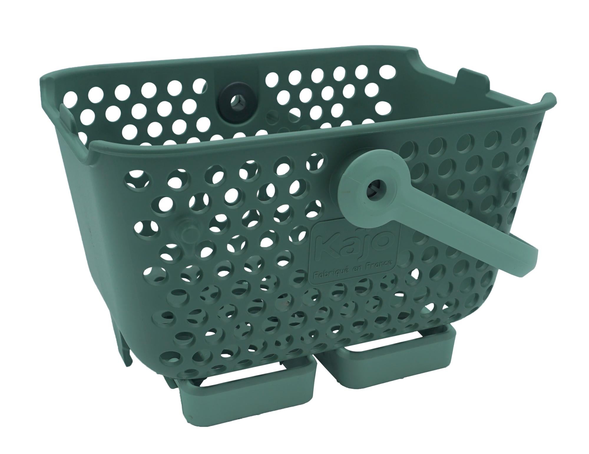 Panier De Récolte Kajo OUTILS ET NATURE 4L - Gris/Vert - Fabriqué En France - Plastique Recyclé Anti-UV