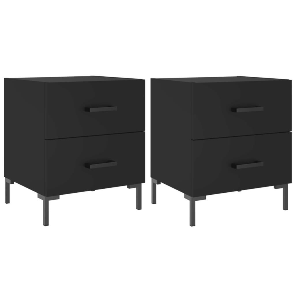 KICHOUSE 2 Piezas Mesitas De Noche Miniatura Para Casa De Muñecas – Muebles De Madera Decorativos Para Manualidades Y Regalos