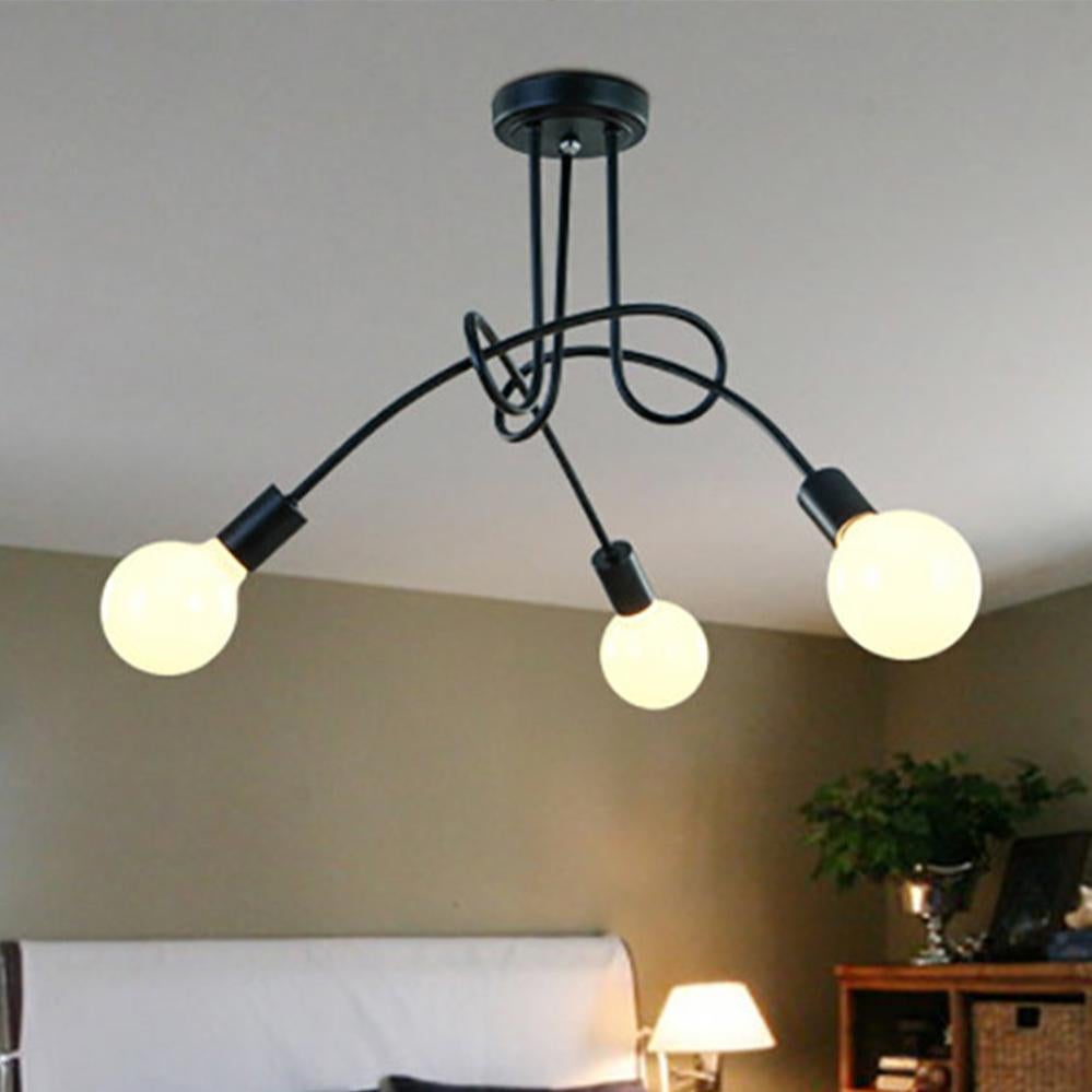 IDEGU Lot de 3 Plafonnier Retro,Lampe Plafonnier Vintage Industrielle