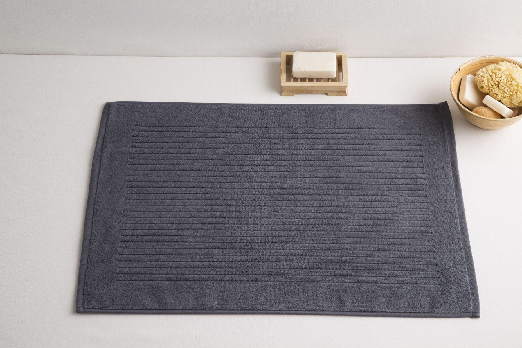 Tappeto Bagno Puro Cotone 65x120 Cm Parure Morbida Lavabile 100% Made In Italy Beige | Leroy Merlin - Foto 5