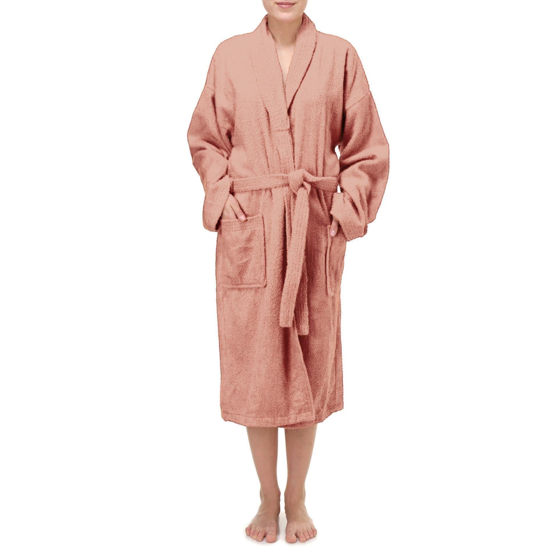 Accappatoio Uomo/Donna In Cotone Spugna Americano 450 GSM - Morbido, Assorbente, Con Certificazione OEKO-TEX, Taglie Dalla S Alla 3XL