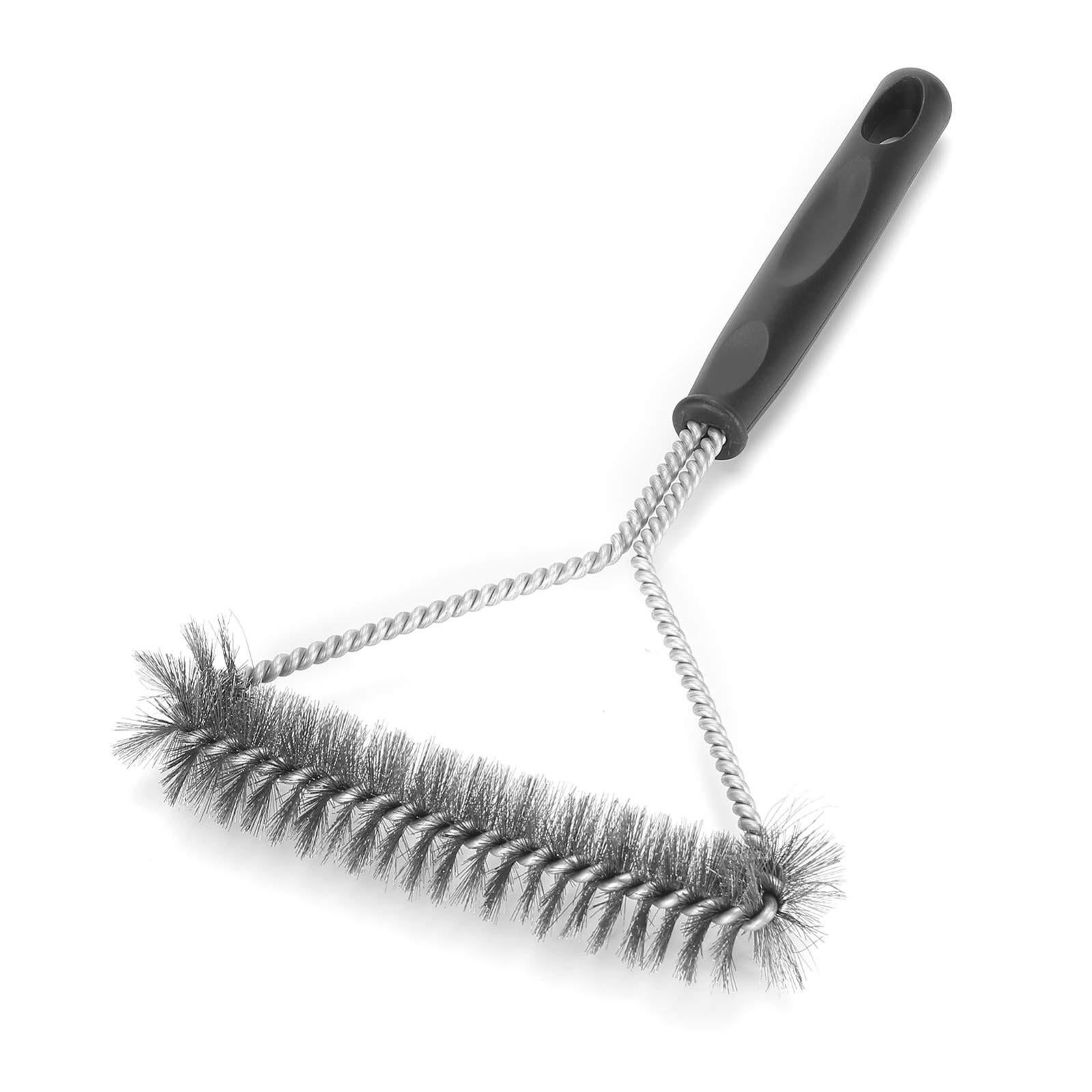 Brosse à Gril 3 En 1 Inoxydable - Brosse Nettoyage Barbecue + Grattoir + Brosse à Huile Silicone