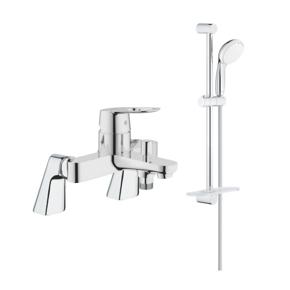 Mitigeur bain mécanique GROHE bauloop avec ensemble de douche GROHE