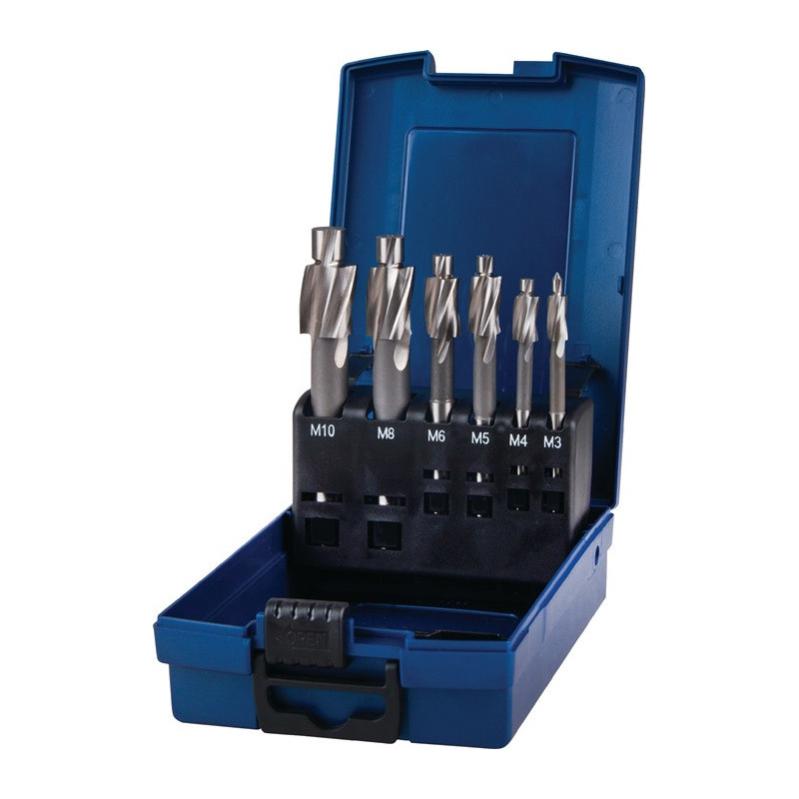 Avellanador Plano HSS Con Espiga De Guía DIN 373 18,0 Mm, Mango