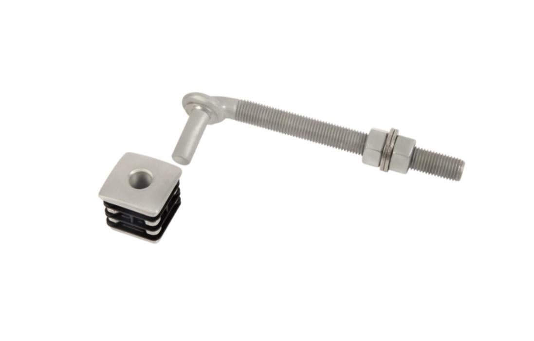 Lot De 2 Manchons Pour Charnière De Porte - Aluminium Nickelé - Diamètre 15 Mm