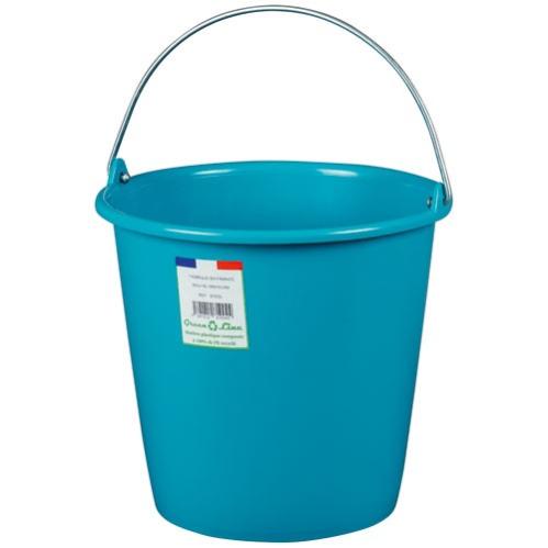 Seau Doseur Gradué Bostik 10 Litres - Pour Préparation Mortiers, Enduits, Chapes - Avec échelle De Mesure Intégrée