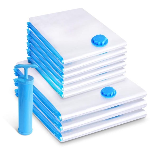 Buste Sottovuoto Per Indumenti Sacchetto Sottovuoto Per Vestiti Abiti Piumoni Sacco Salvaspazio 70x100 Buste Sottovuoto Per Vestiti - Foto 3