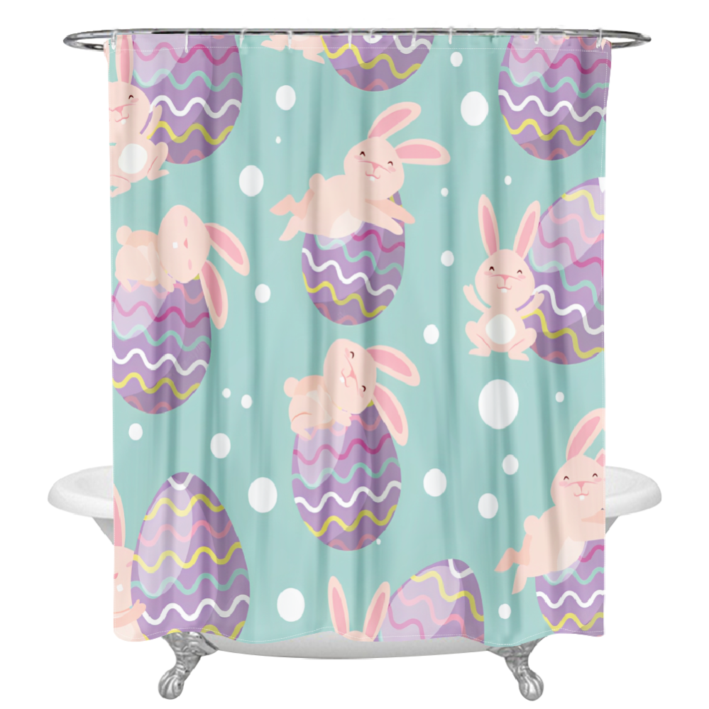 Homewish Rideau Douche 180x210cm Filles D'arc Noir, Rideaux De Douche