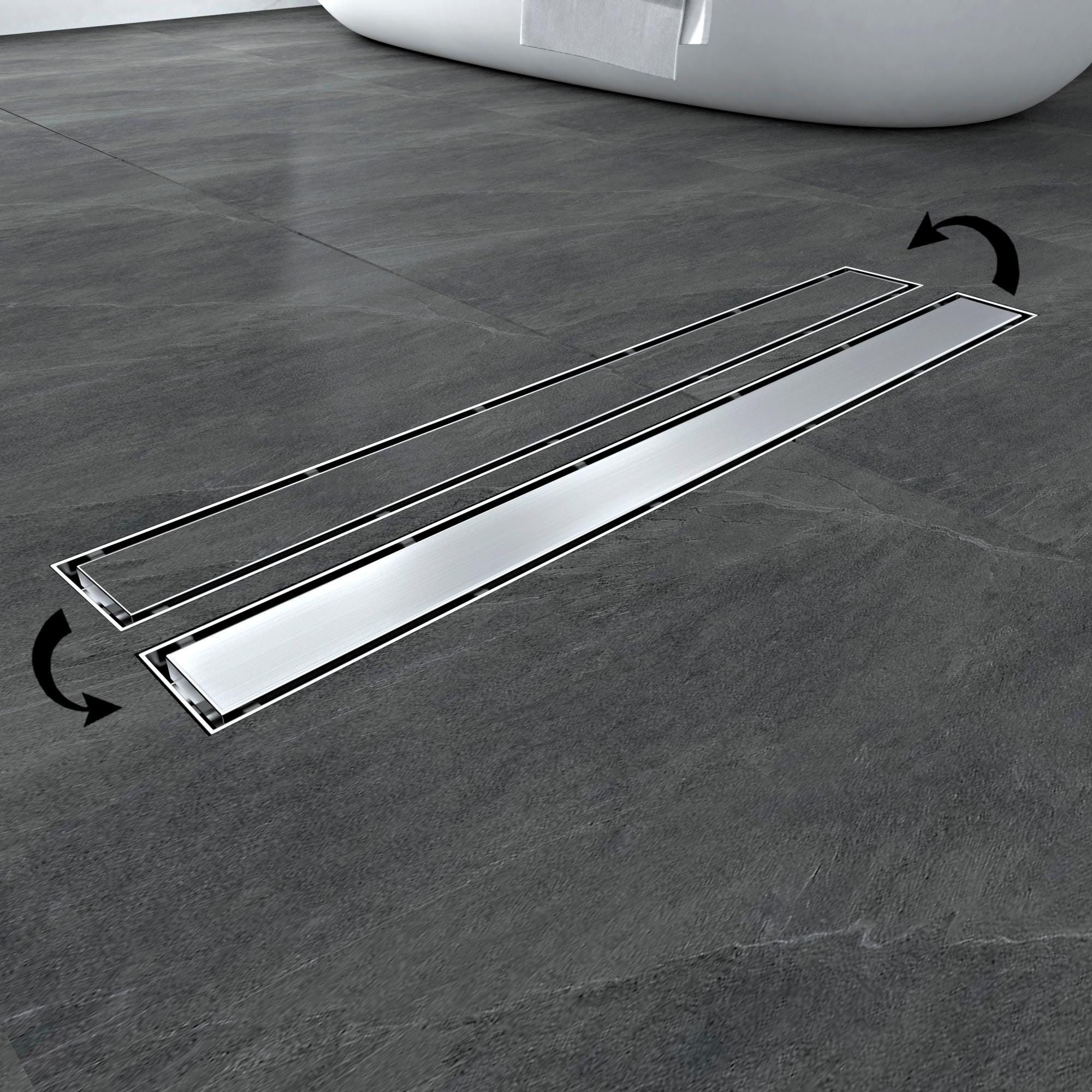 Siphon Anti Odeur Sol Castorama Ibergrif M42001-60, Siphon De Douche Italienne, 2 En 1 60 Cm, Acier Inoxydable, Gris Caniveau Douche Siphon Anti Odeur Sol Castorama Ibergrif M42001-60, Siphon De Douche Italienne, 2 En 1 60 Cm, Acier Inoxydable, Gris Caniveau Douche