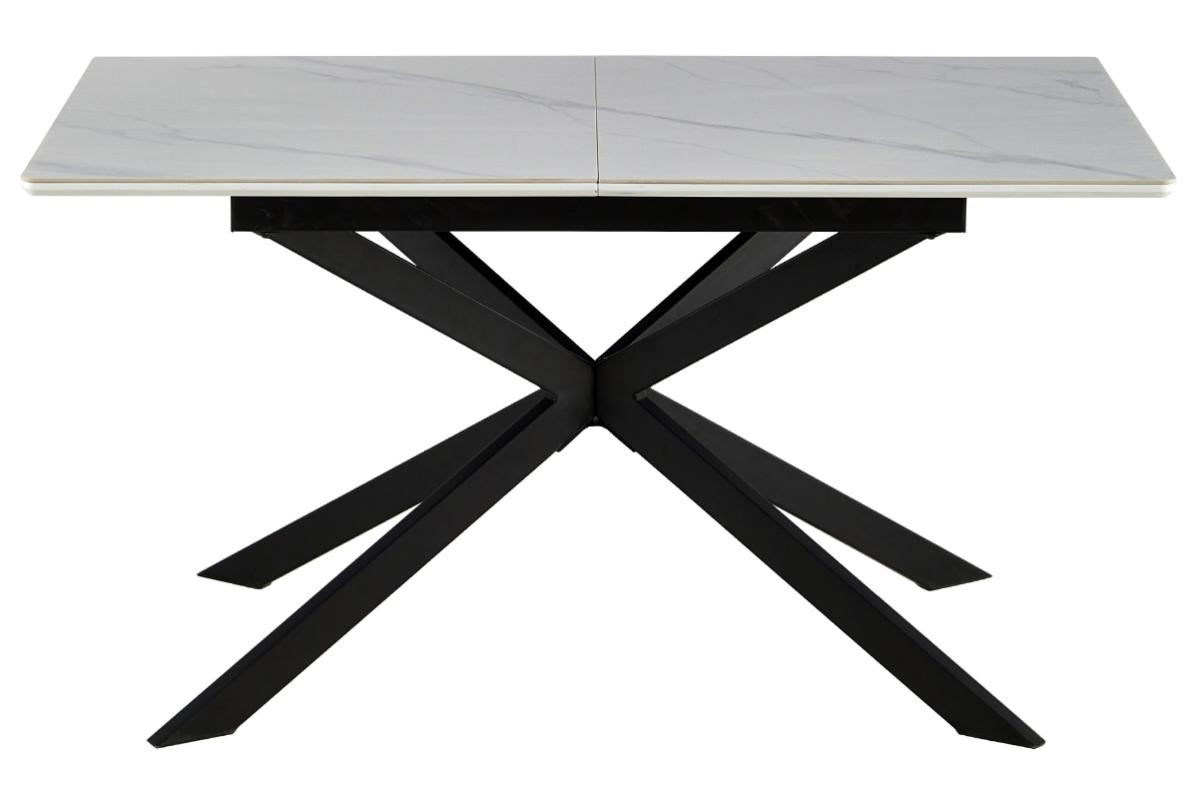 Table De Salle à Manger Extensible En Bois Massif - 160 X 80 X 75 Cm (générique)