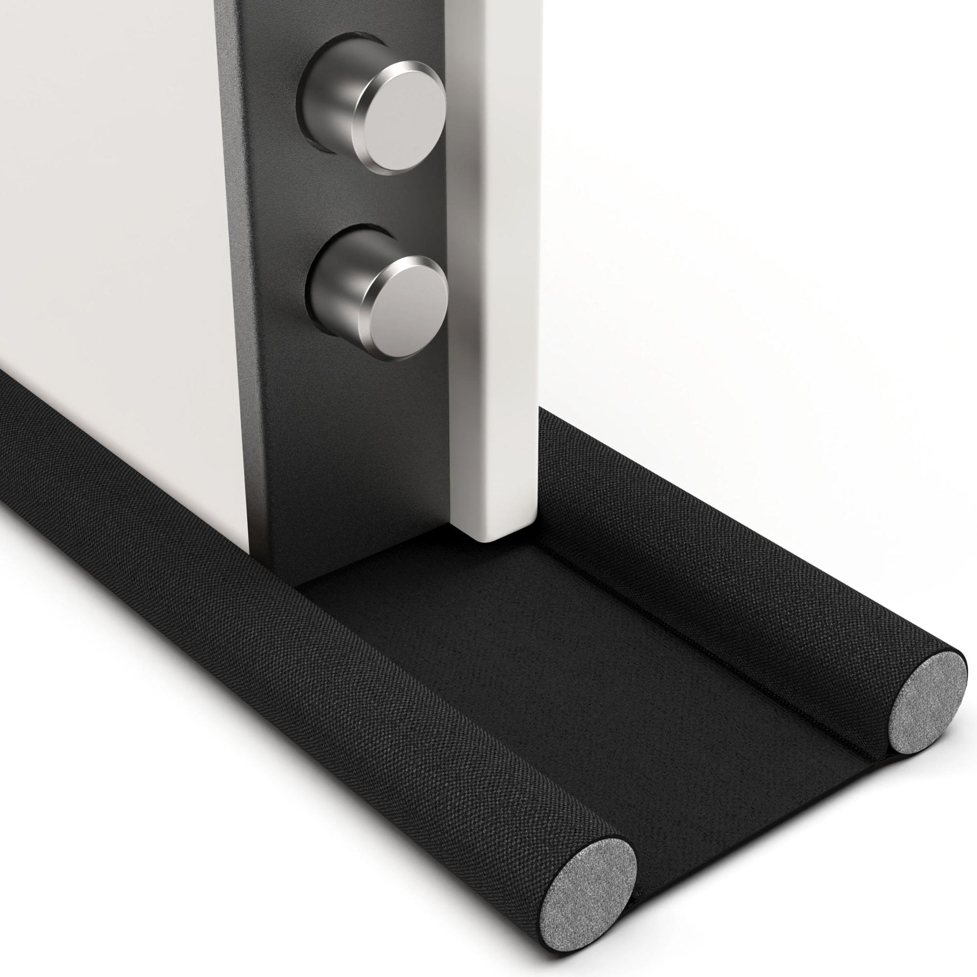 Paraspifferi Per Porta 96 Cm Bianco – Cuscino Antivento, Antipolvere E Antirumore Per Bagno E Cucina