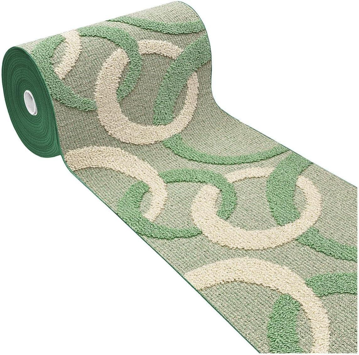 Tappeto Assorbente Per Esterno 350x65cm - Gomma Antiscivolo Per Piscina | Turchese - Foto 4