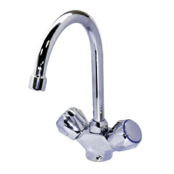 Miscelatore Lavello Monoforo NETTUNOdue Con Fusa - Modello ND182CR, Design Moderno E Pratico