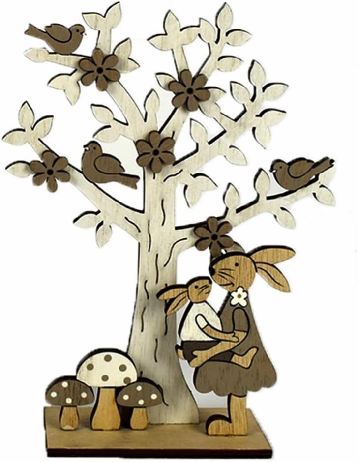 Set Di 2 Asciugamani Da Cucina Pasquali - Motivo Buffalo Check E Coniglietti, 42x65 Cm, Assorbenti E Decorativi