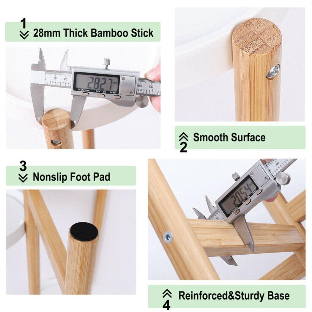 Porte Plante à 3 Niveaux Escalier Etagère Plantes sur Pieds Intérieur Extérieur pour Balcon - 5