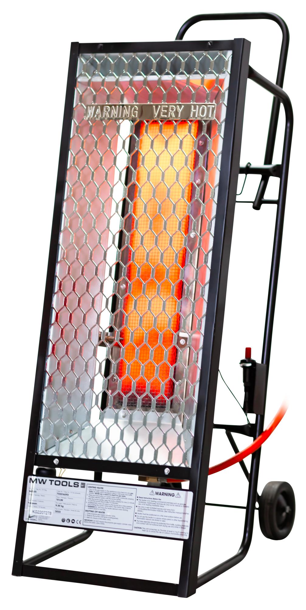 Chauffage au gaz radiant infrarouge 10kW mobile MW Tools WG35I Leroy — free download